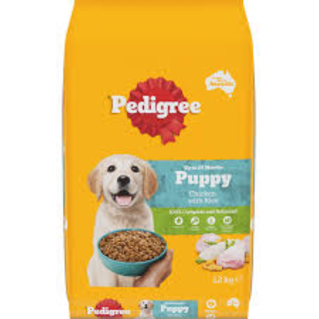 PEDIGREE PUPPY TO MEDIUM CHICKEN & RICE 110G